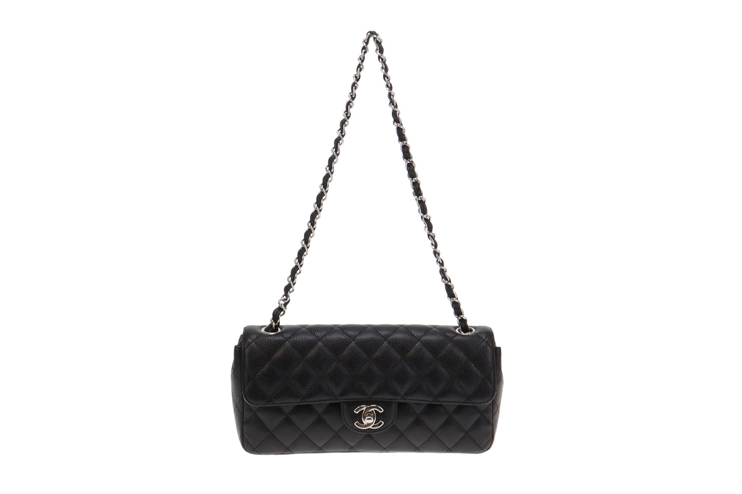 Chanel East West Caviar Single Flap SH 2006/08