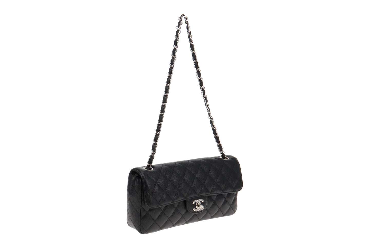 Chanel East West Caviar Single Flap SH 2006/08