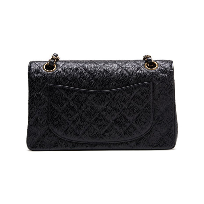 Chanel Matrasse Double Flap Chain Sder Caviar S Black  Shoulder Bag Mini Shoulder Bag  Bag Hybrid 【 Ship】  Yaboo Online