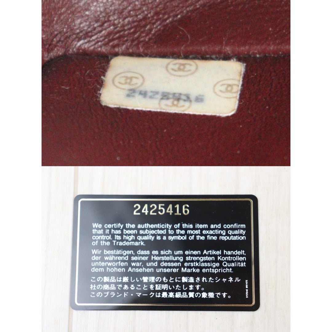 Rank AB ｜ CHANEL Canvas Baguette 23 Shoulder Bag Black Made In 2006-2008Year｜ P24061142