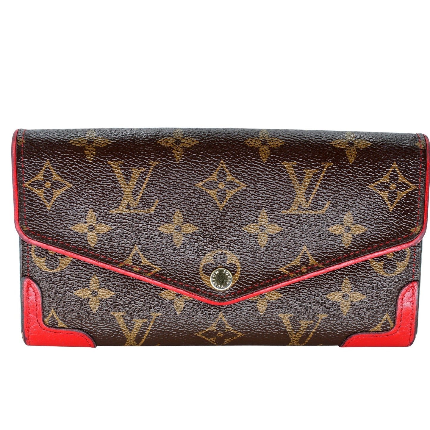 Louis Vuitton Portefeiulle Retiro French Push-lock Wallet LV-W1020P-A001