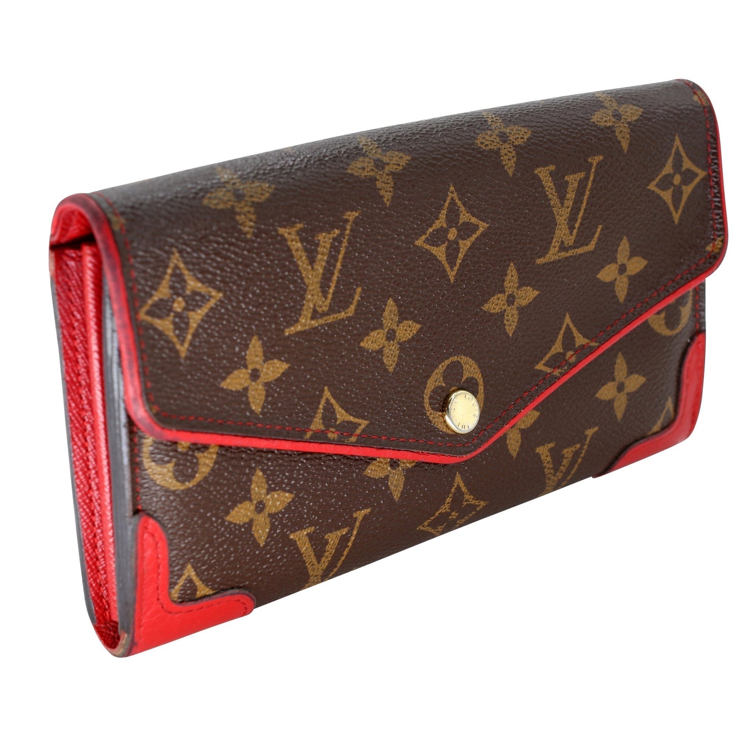 Louis Vuitton Portefeiulle Retiro French Push-lock Wallet LV-W1020P-A001