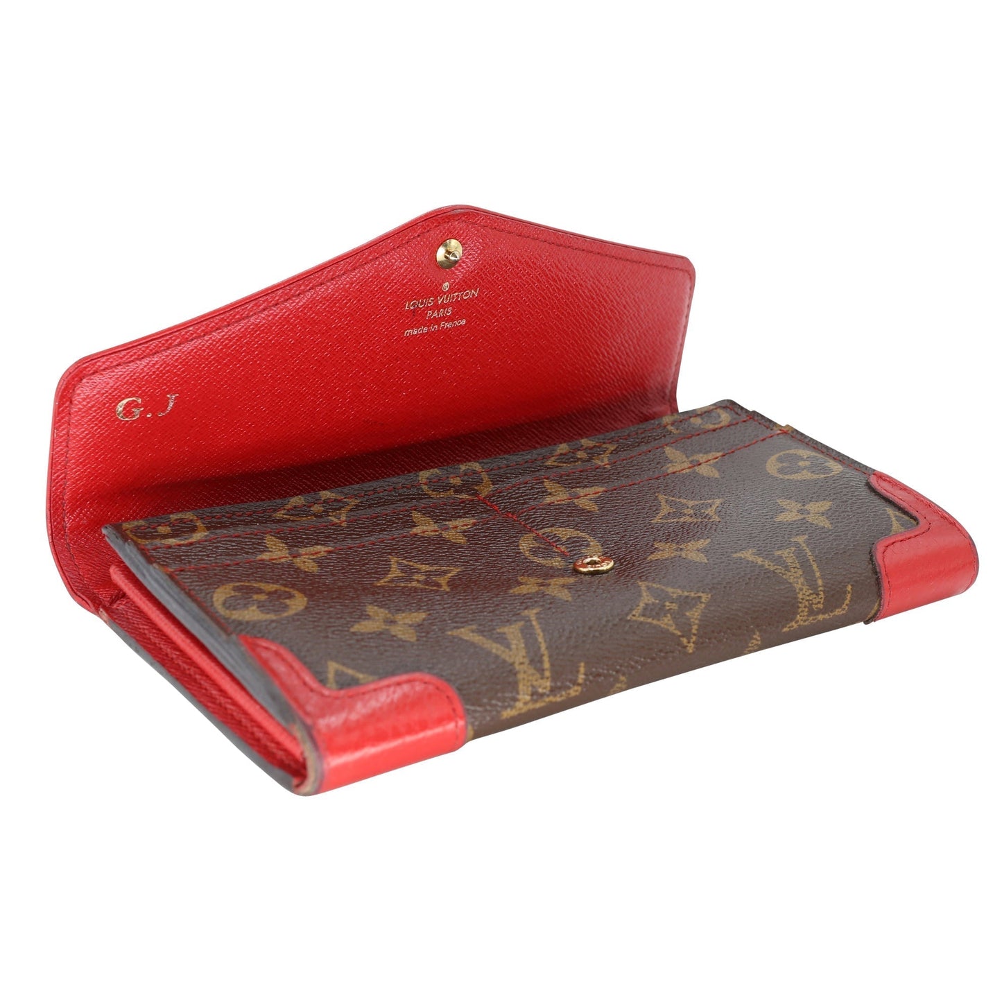 Louis Vuitton Portefeiulle Retiro French Push-lock Wallet LV-W1020P-A001