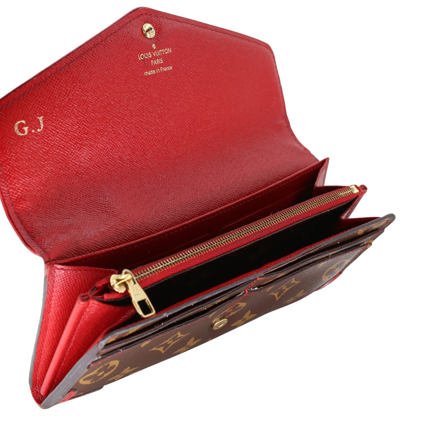 Louis Vuitton Portefeiulle Retiro French Push-lock Wallet LV-W1020P-A001