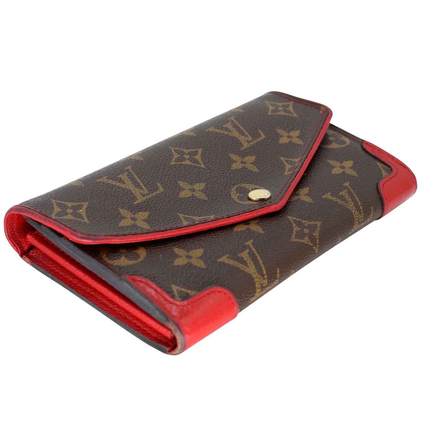 Louis Vuitton Portefeiulle Retiro French Push-lock Wallet LV-W1020P-A001