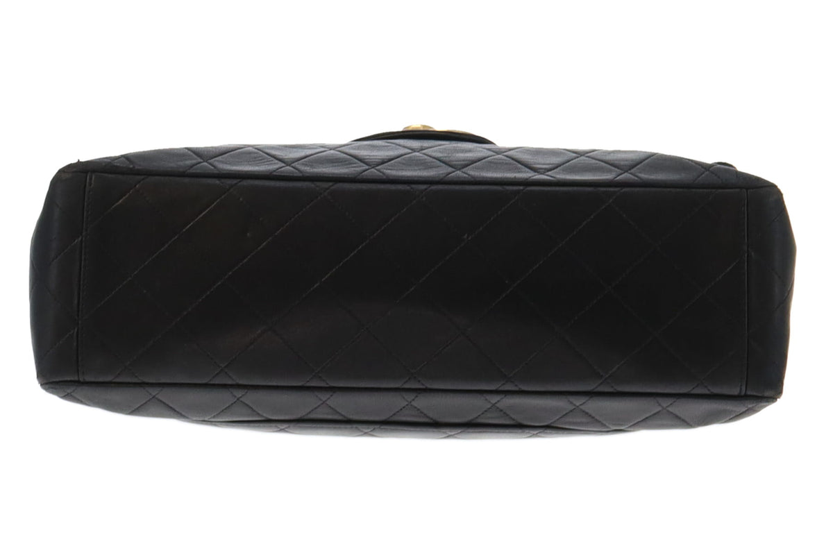 Chanel Vintage Maxi Classic Lambskin Single Flap Bag 1989/91