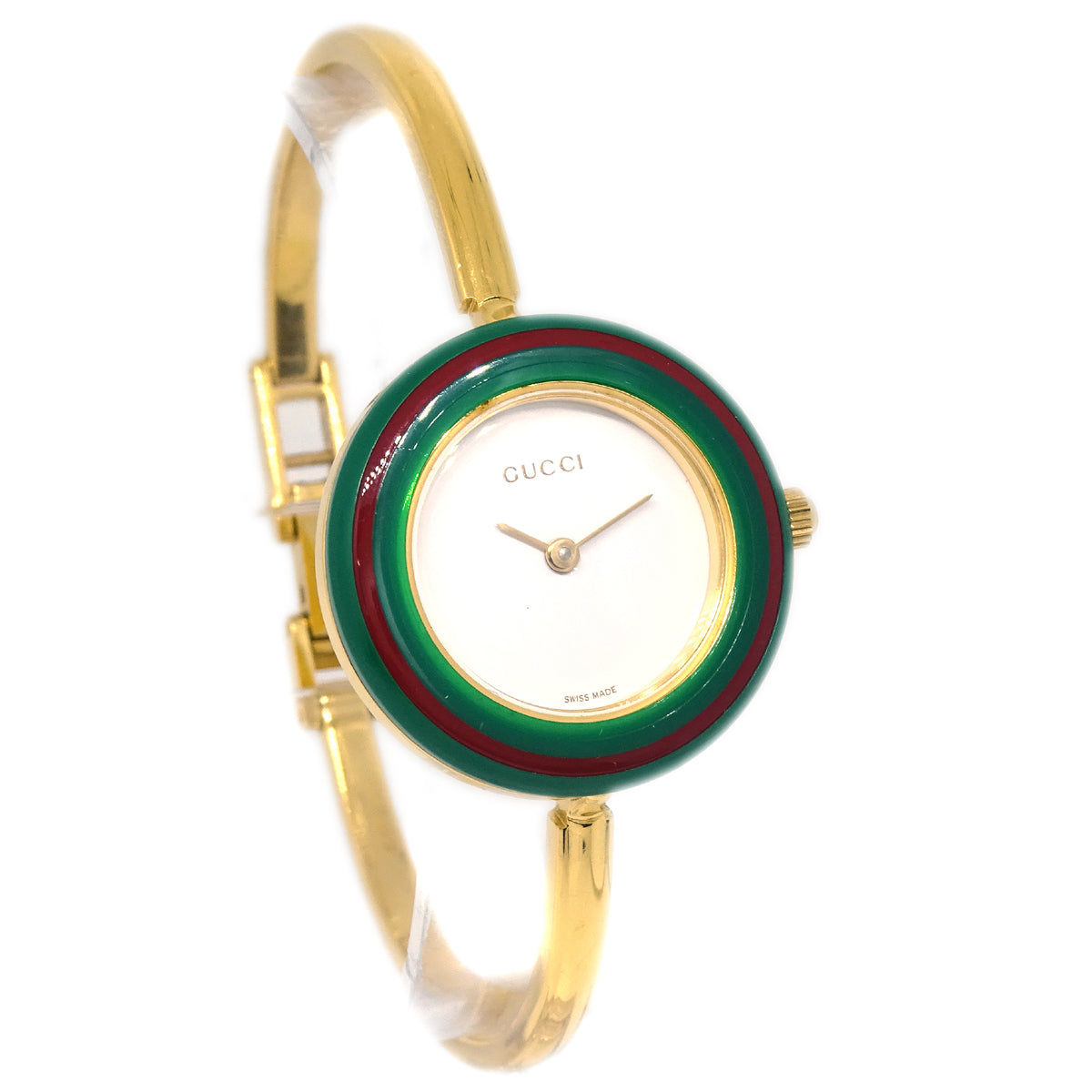 Gucci 11/12 Change Bezel Chameleon Watch Gold