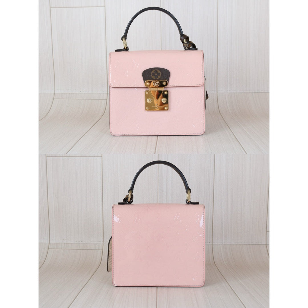Very Good ( Rank A)｜LV Monogram Street Spring HandBag With ShoulderBag Pink｜S24082203