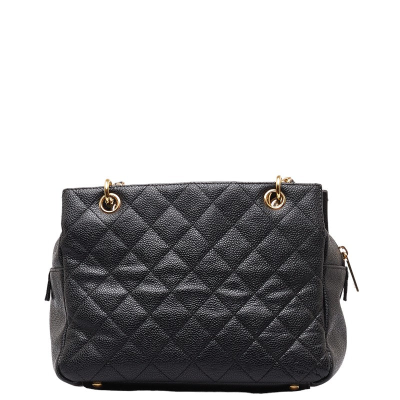 Chanel Matrases Coco Chain Tote Bag Black Caviar S  Chanel