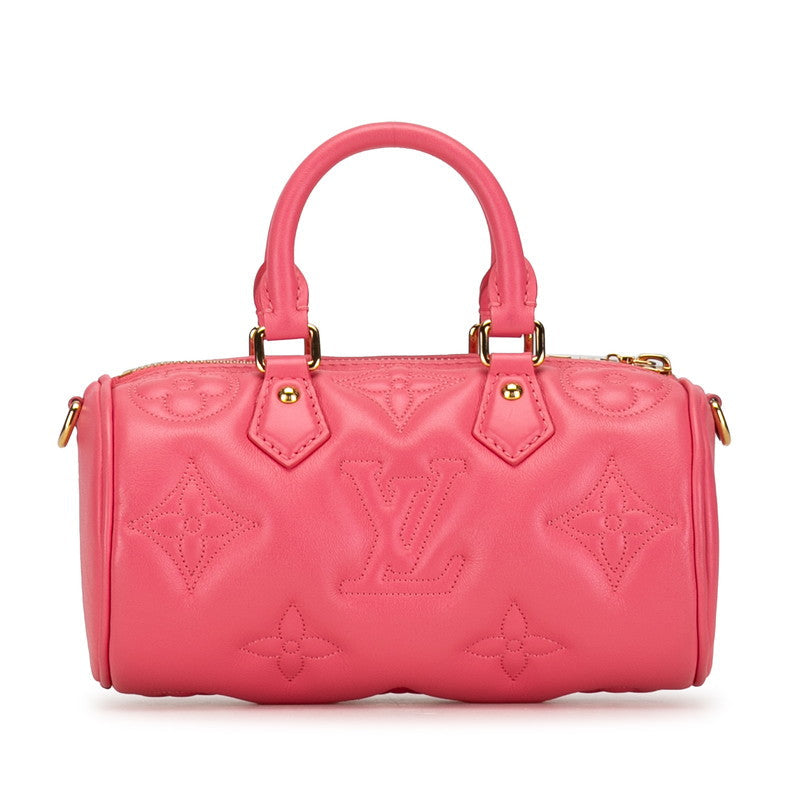 Louis Vuitton Monogram Papillon BB Handbag Chain Shoulder Bag 2WAY M59826 Pink  Leather  Louis Vuitton