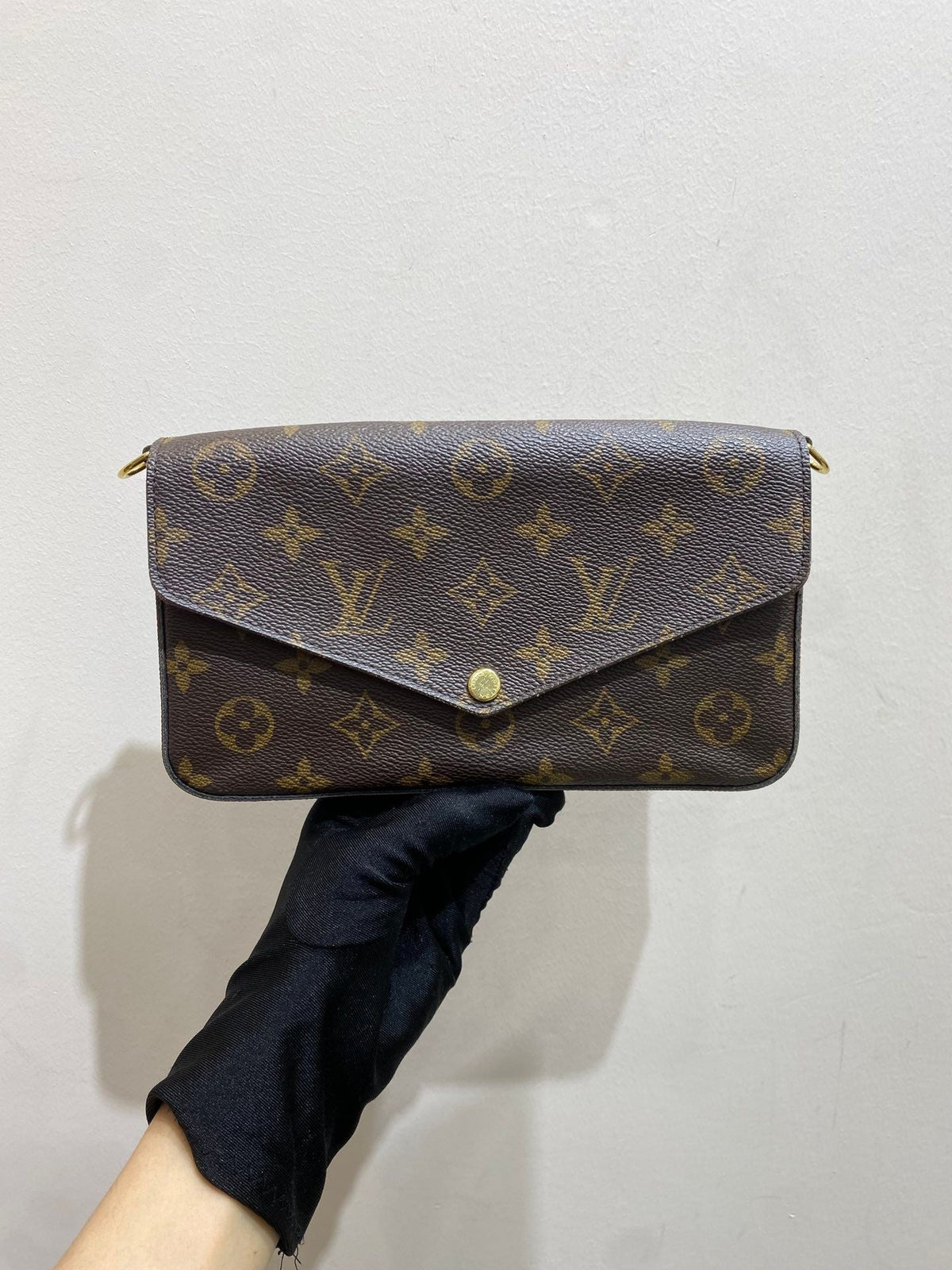 Preloved Louis Vuitton Monogram Pochette Félicie Bag 2017y 110269