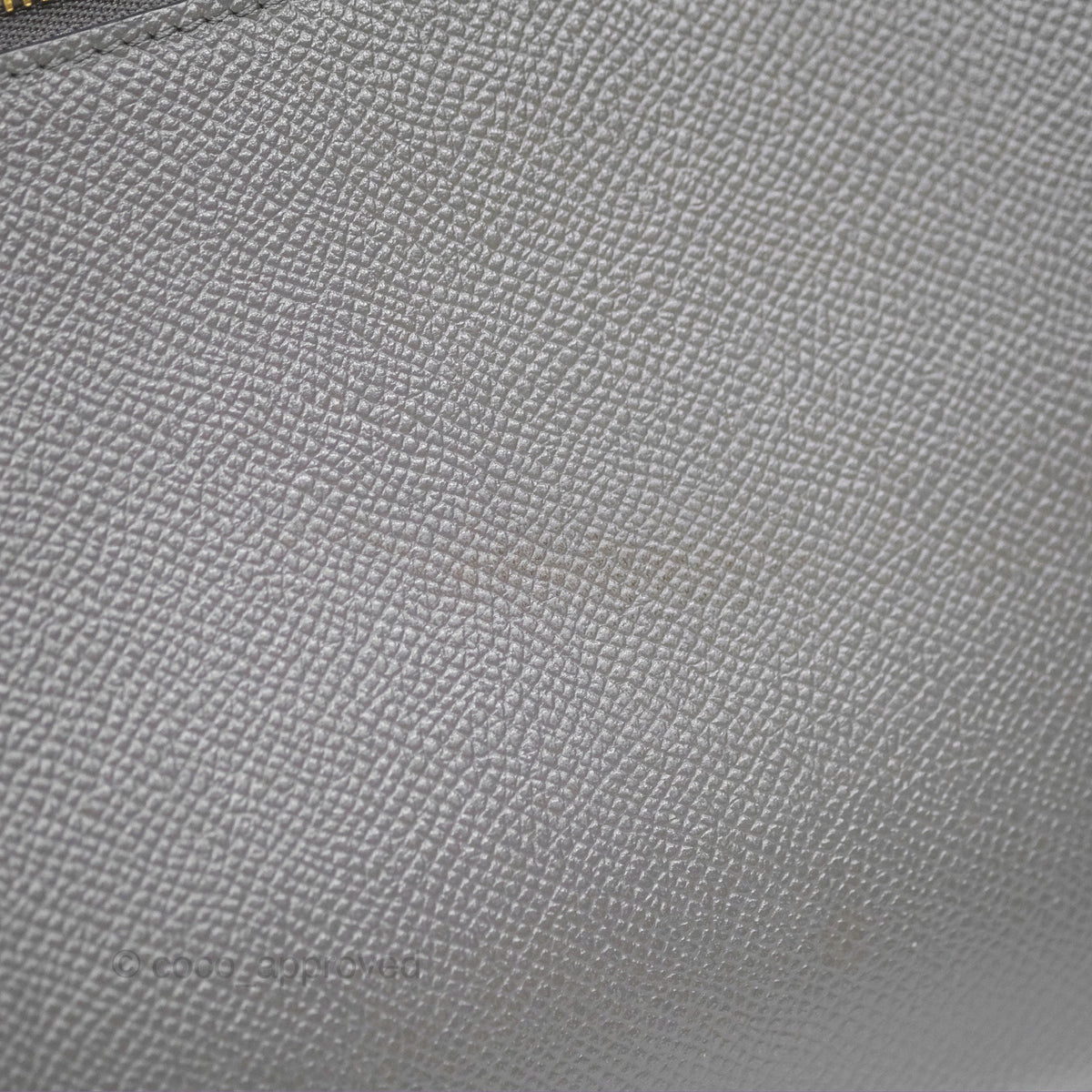 Celine Micro Belt Bag Grey Grained Calfskin Gold Hardware