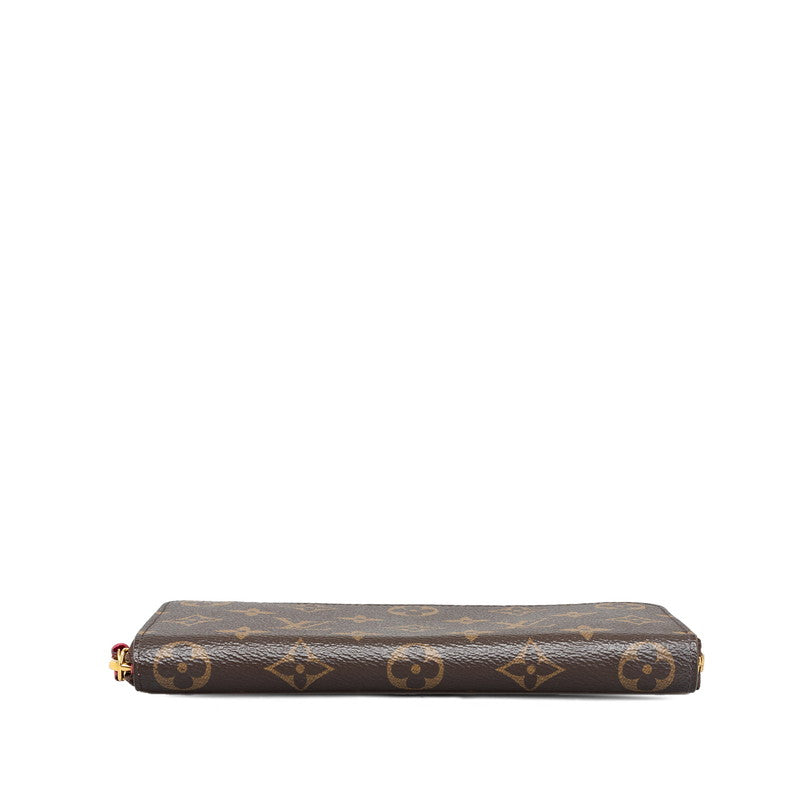 Louis Vuitton Monogram M60742 Long Wallet  Fushai Pink Brown Lady Fushai