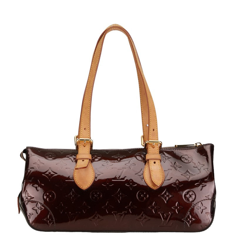 Louis Vuitton Monogram Vernis Rosewood Avenue Handbag M93510 Amarant Pearl Patent Leather  Louis Vuitton
