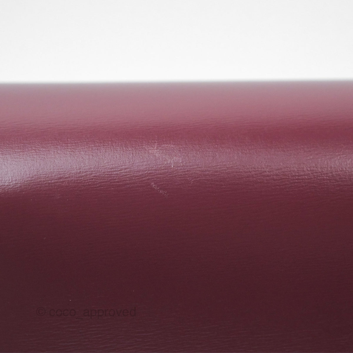 Celine Medium Triomphe Acai Burgundy Shiny Calfskin