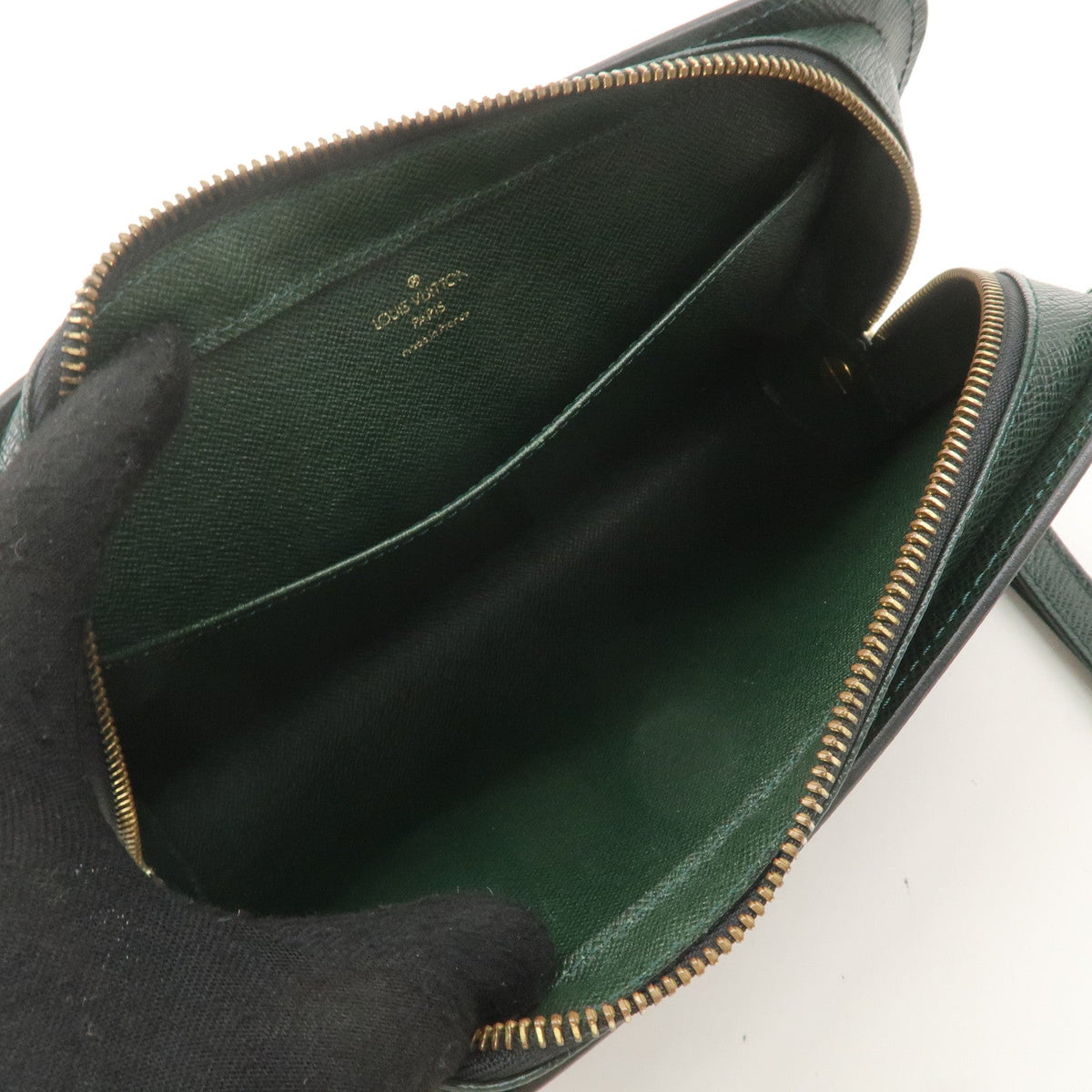 Louis Vuitton Set of 2 Taiga Baikal Clutch Bag Pouch Epicea M30184