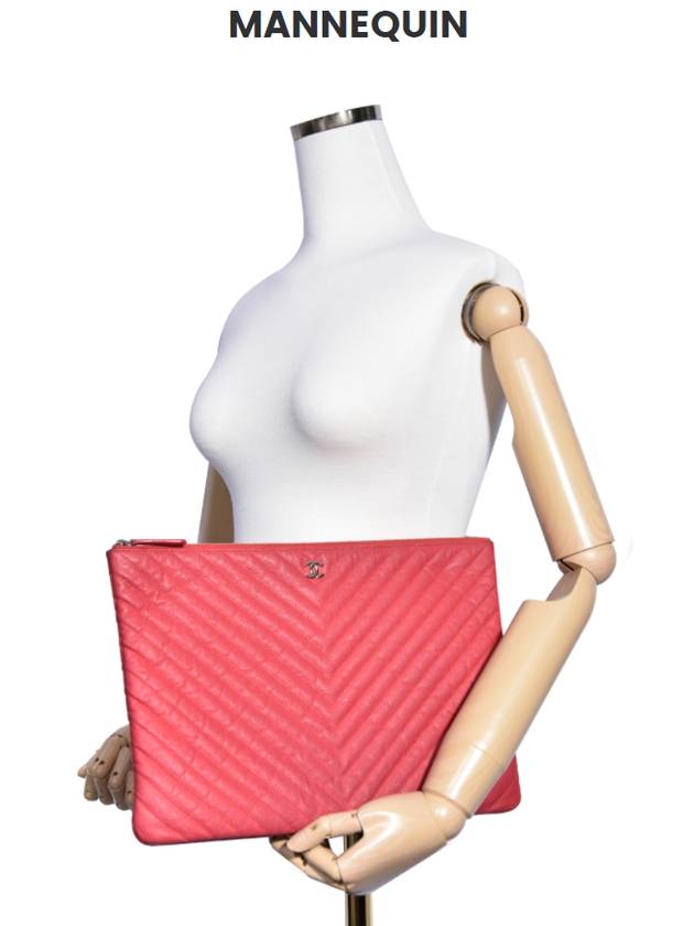 Women s Clutch Caviar Large No 25 Chanel