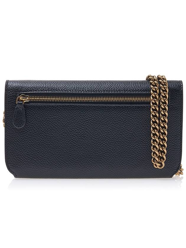 Luxury Balenciaga  Cash Chain Wallet Mini Calfskin Cross Bag Black