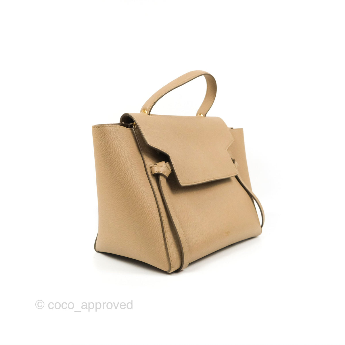 Celine Mini Belt Bag Light Taupe Grained Calfskin Gold Hardware