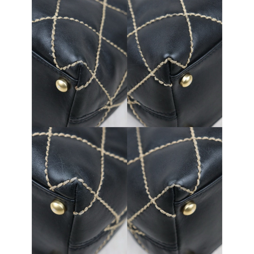 Good ( Rank AB)｜CHANEL Hobo Calf Leather Shoulder Bag  Made In 2003～2004Year｜25013106