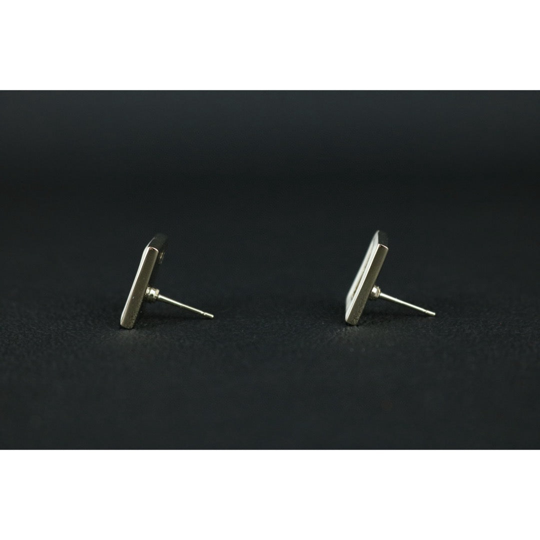 Excellent（Rank SA）｜ CHANEL Coco Mark Square Earrings｜F25032501