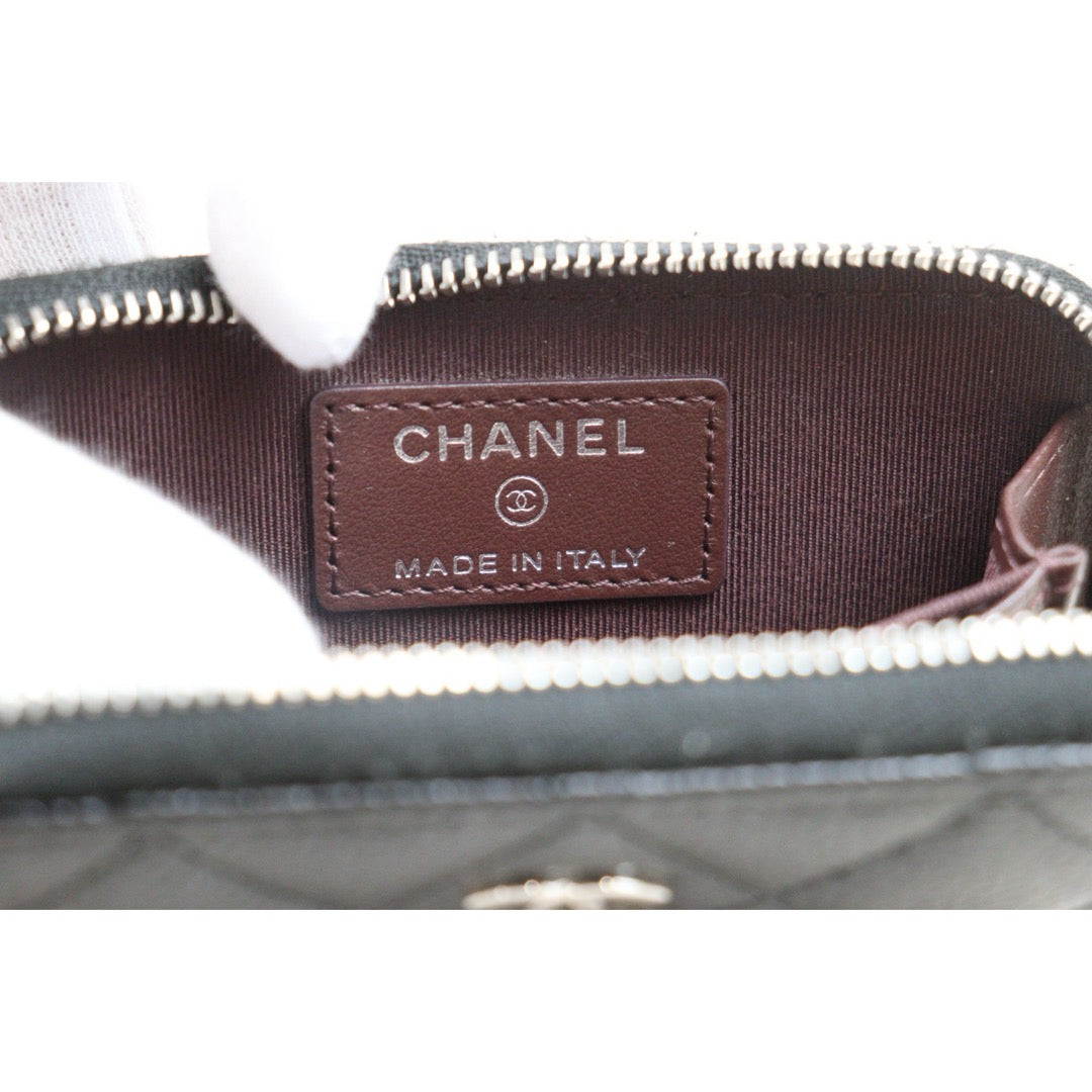Very Good ( Rank A) ｜CHANEL Caviar Skin Calf Leather Coin Purse Black Made In 2020 Year｜25052911
