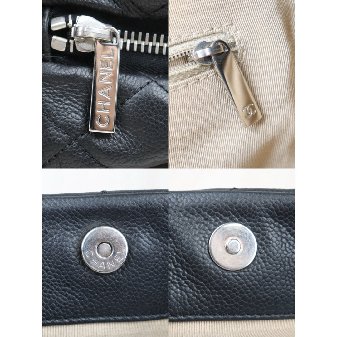 Rank A｜ CHANEL Caviar Skin Leather Calf Leather Tote Bag Made In 2011 Year｜S24051301