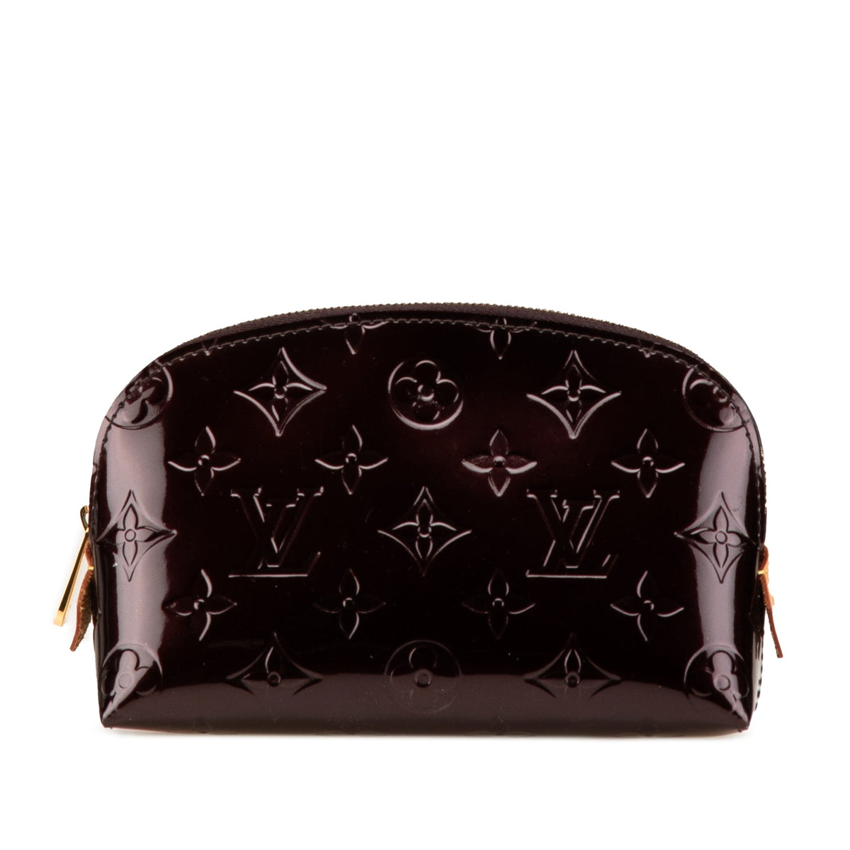 Purple Louis Vuitton Monogram Vernis Cosmetic Pouch