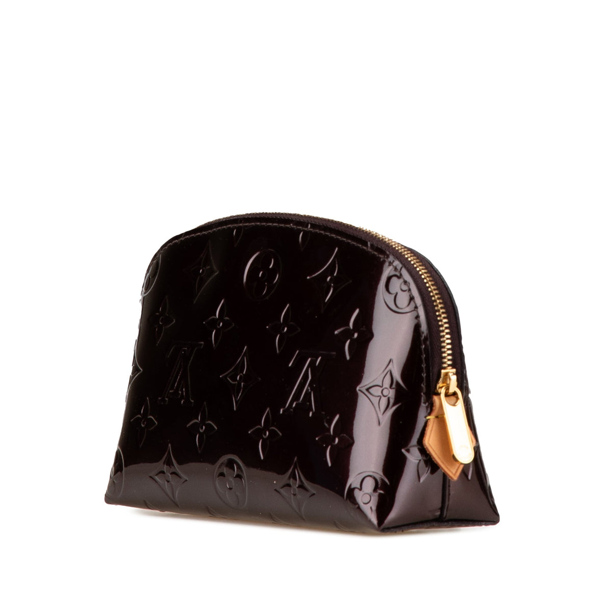 Purple Louis Vuitton Monogram Vernis Cosmetic Pouch