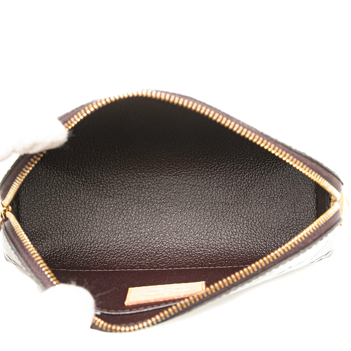Purple Louis Vuitton Monogram Vernis Cosmetic Pouch