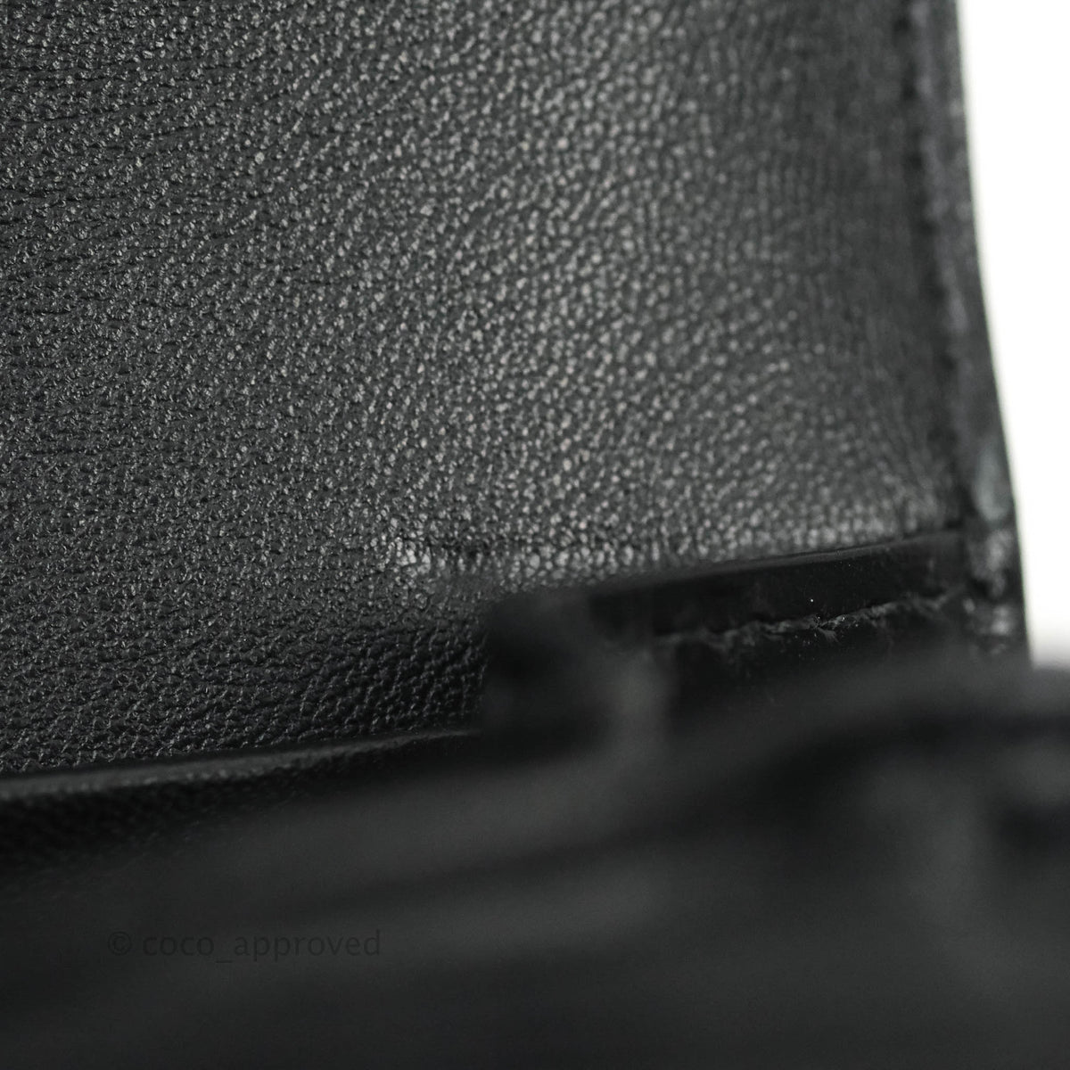 Celine Shiny Calfskin Medium Triomphe Black