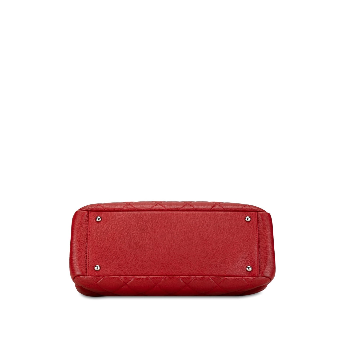 Red Chanel CC Petite Caviar Soft Tote