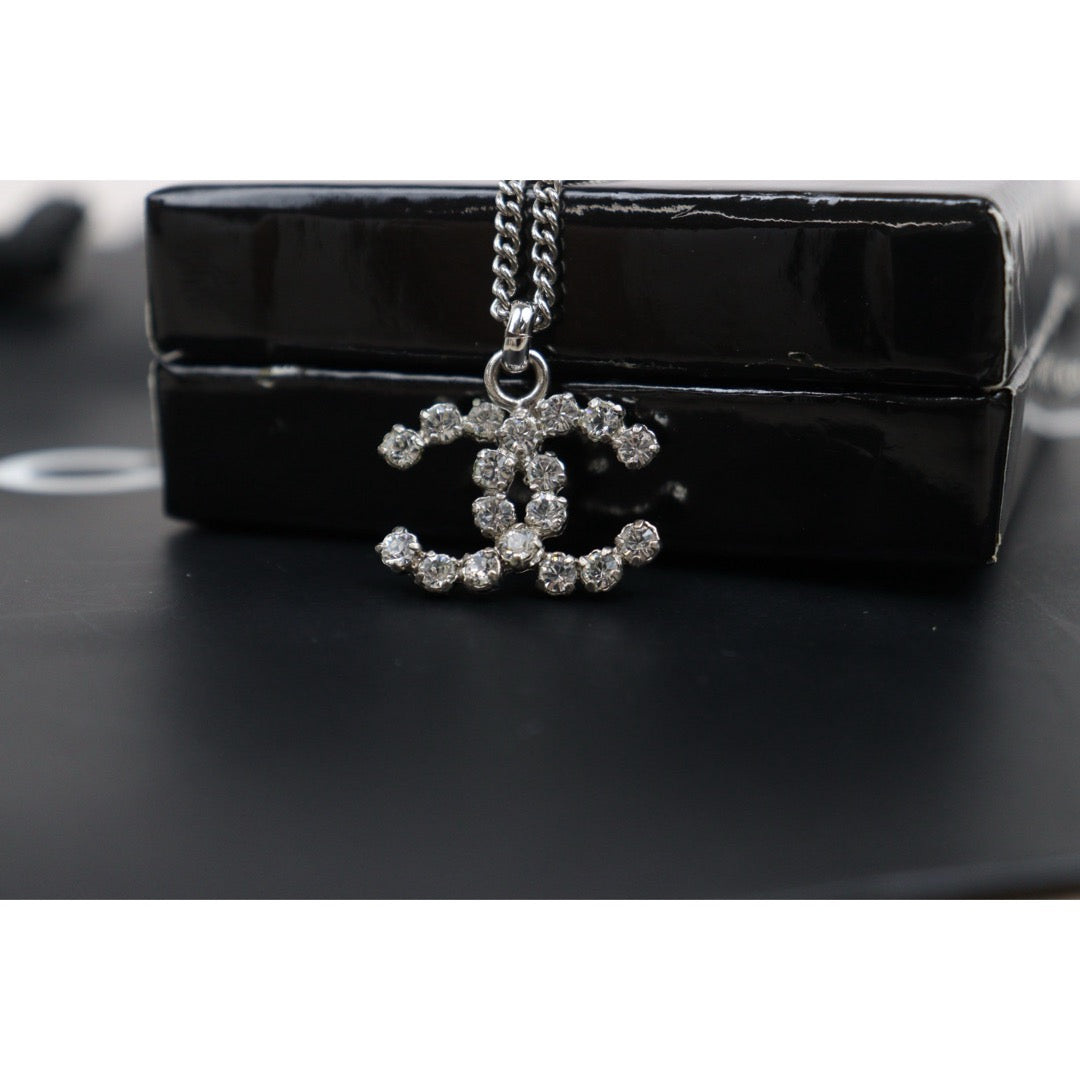 Very Good ( Rank A) ｜CHANEL COCO Mark Rhinestone  Necklace｜V25052509