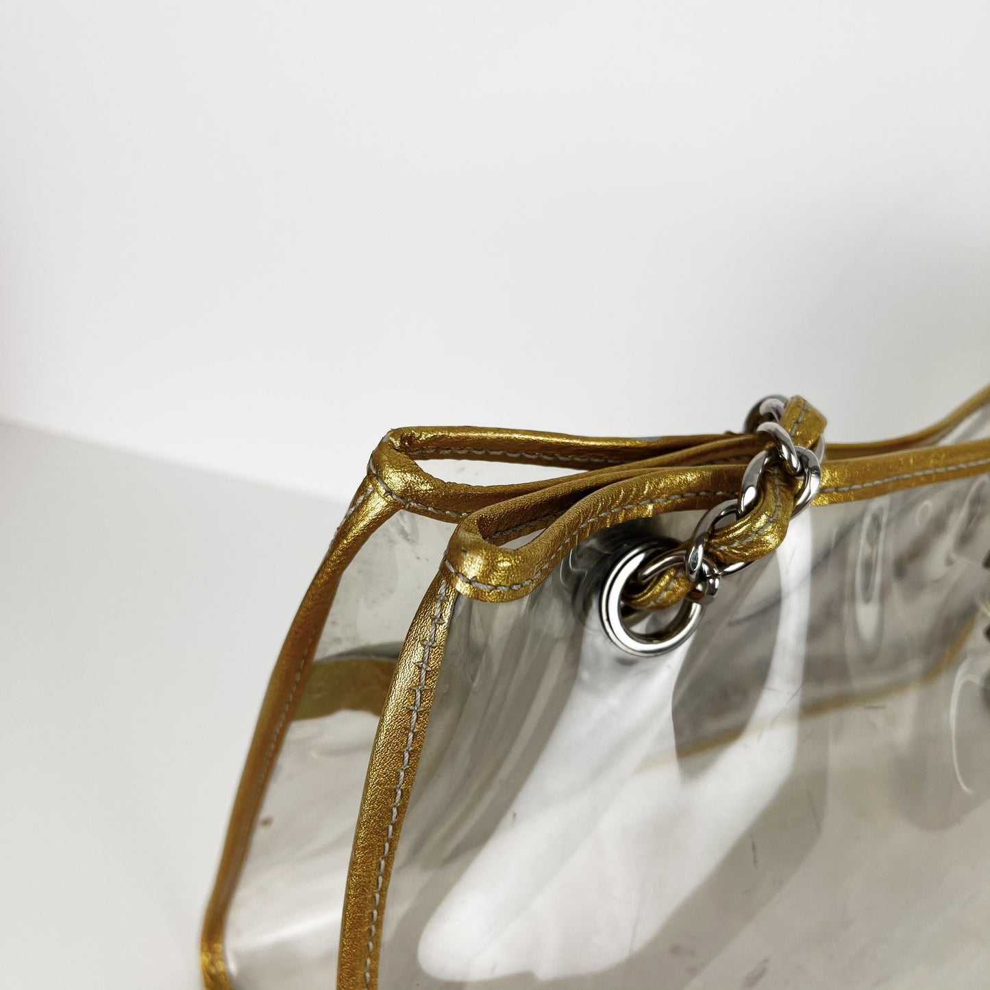 PVC Shopper Tote Clear SHW