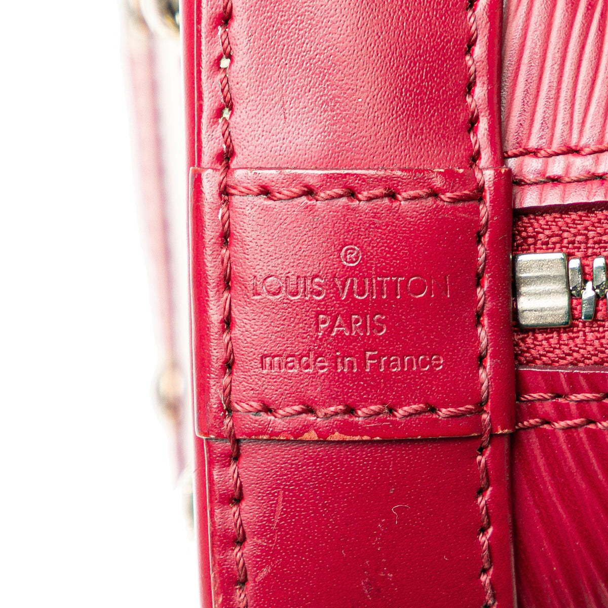 Pink Louis Vuitton Epi Alma BB Satchel