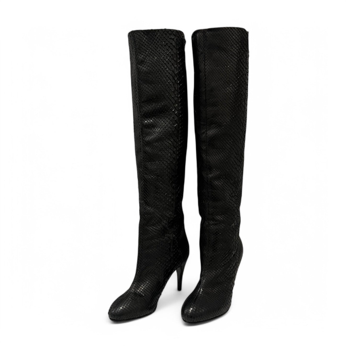 Chanel - Bottes en python