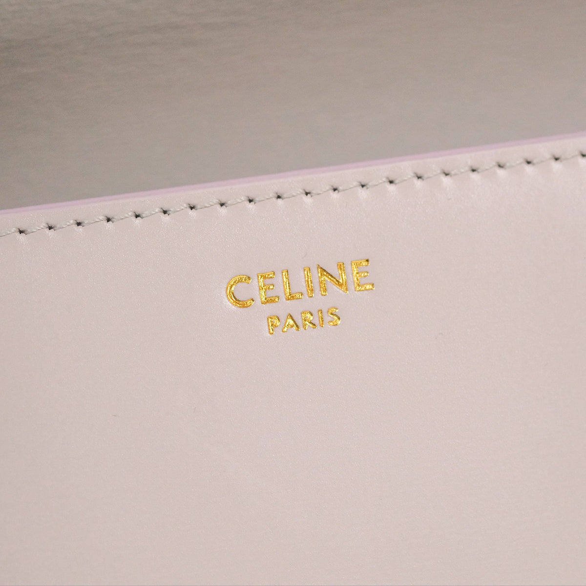 Celine Triomphe Shoulder Bag Peony Calfskin