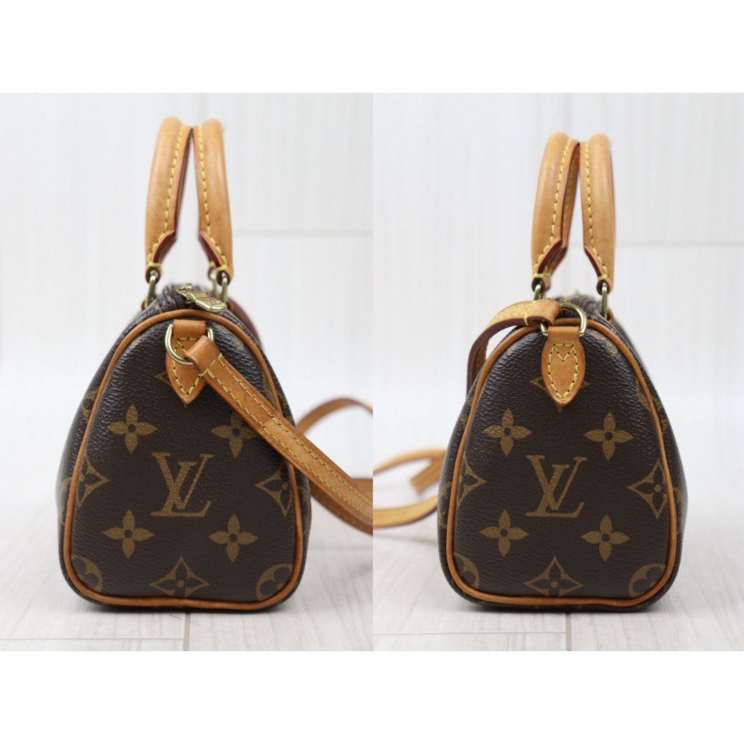 Good ( Rank AB)｜LV Monogram Nano Speedy  Shoulder Bag｜S24061714