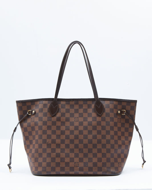 Louis Vuitton Damier Ebene Canvas Neverfull MM Tote Bag NO POUCH