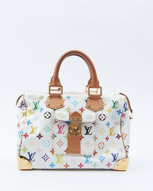 Louis Vuitton Monogram Multicolor Murakami Canvas Speedy 30