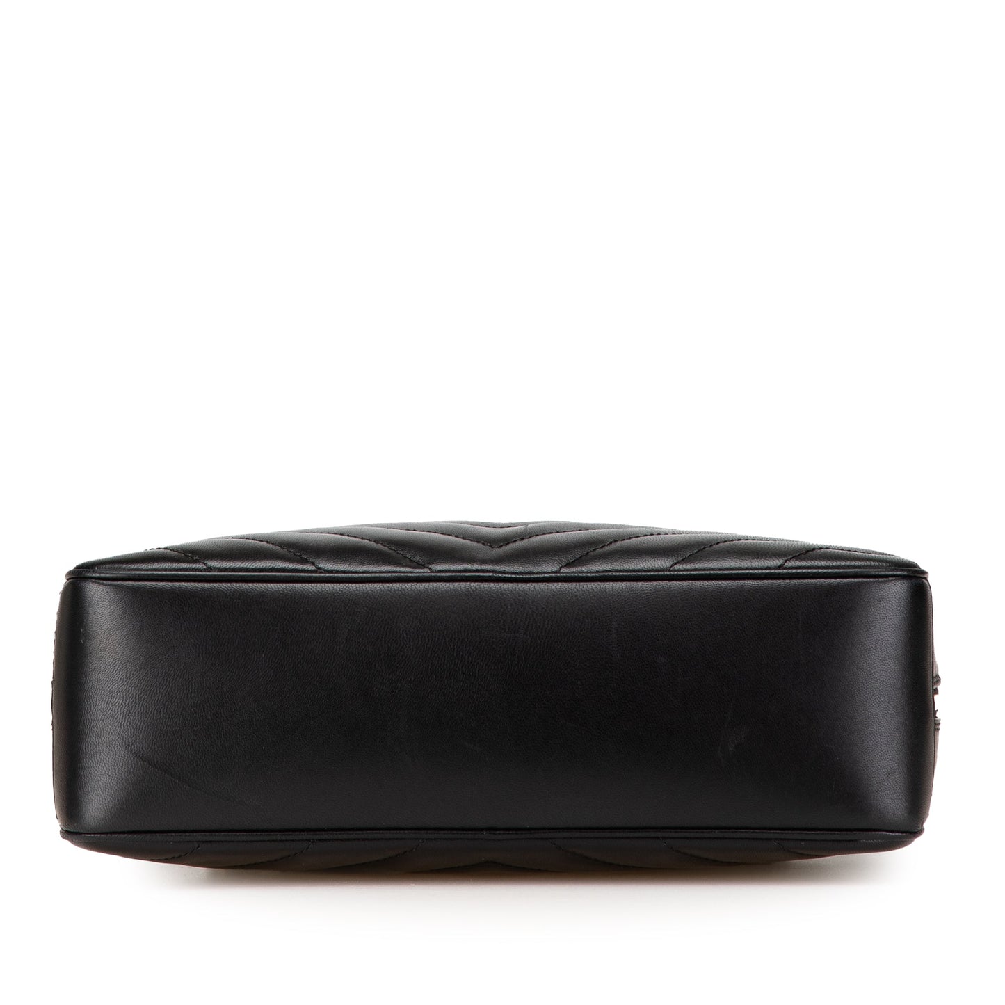 Black Chanel CC Chevron Lambskin Camera Shoulder Bag