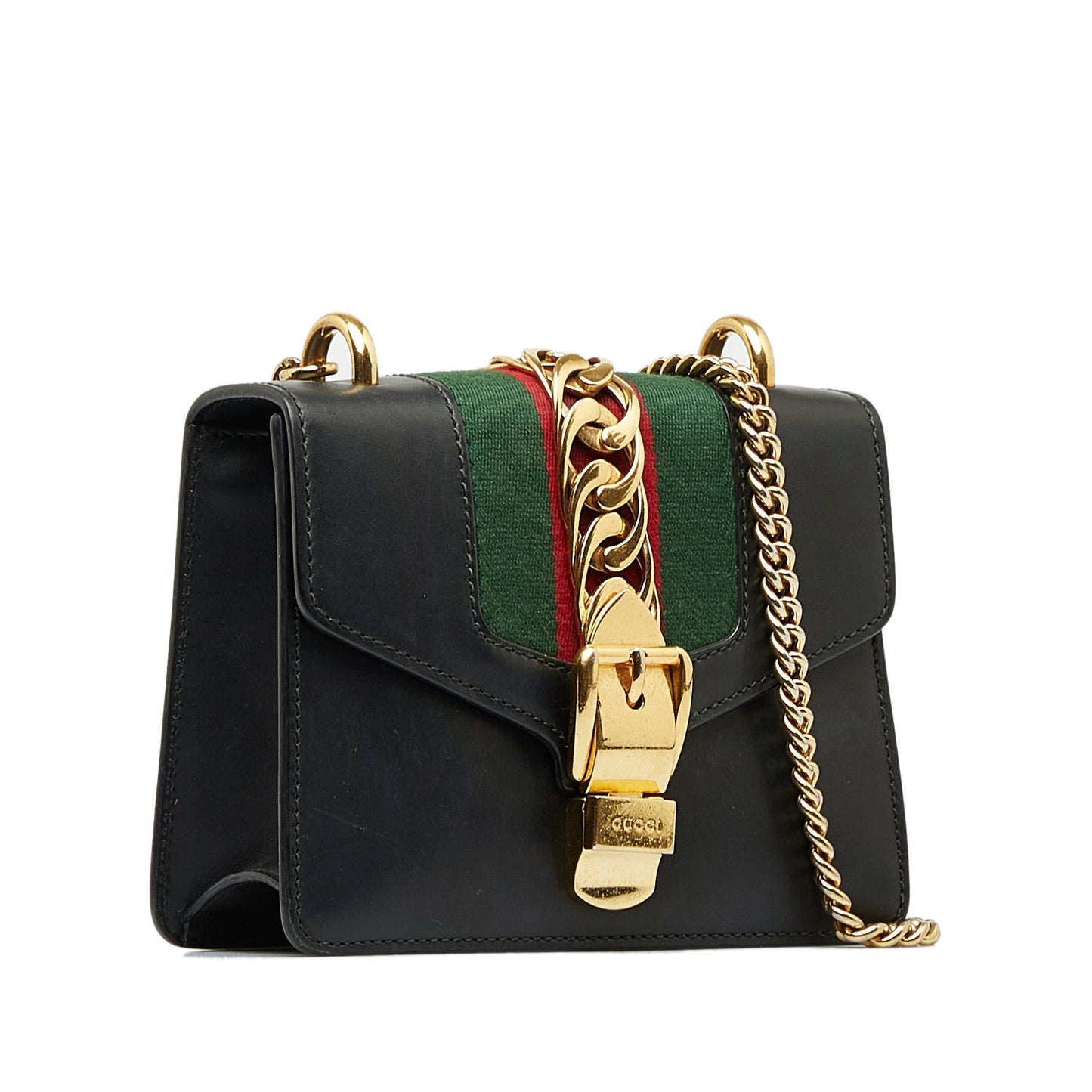 Gucci Sylvie Crossbody Bag Mini Black