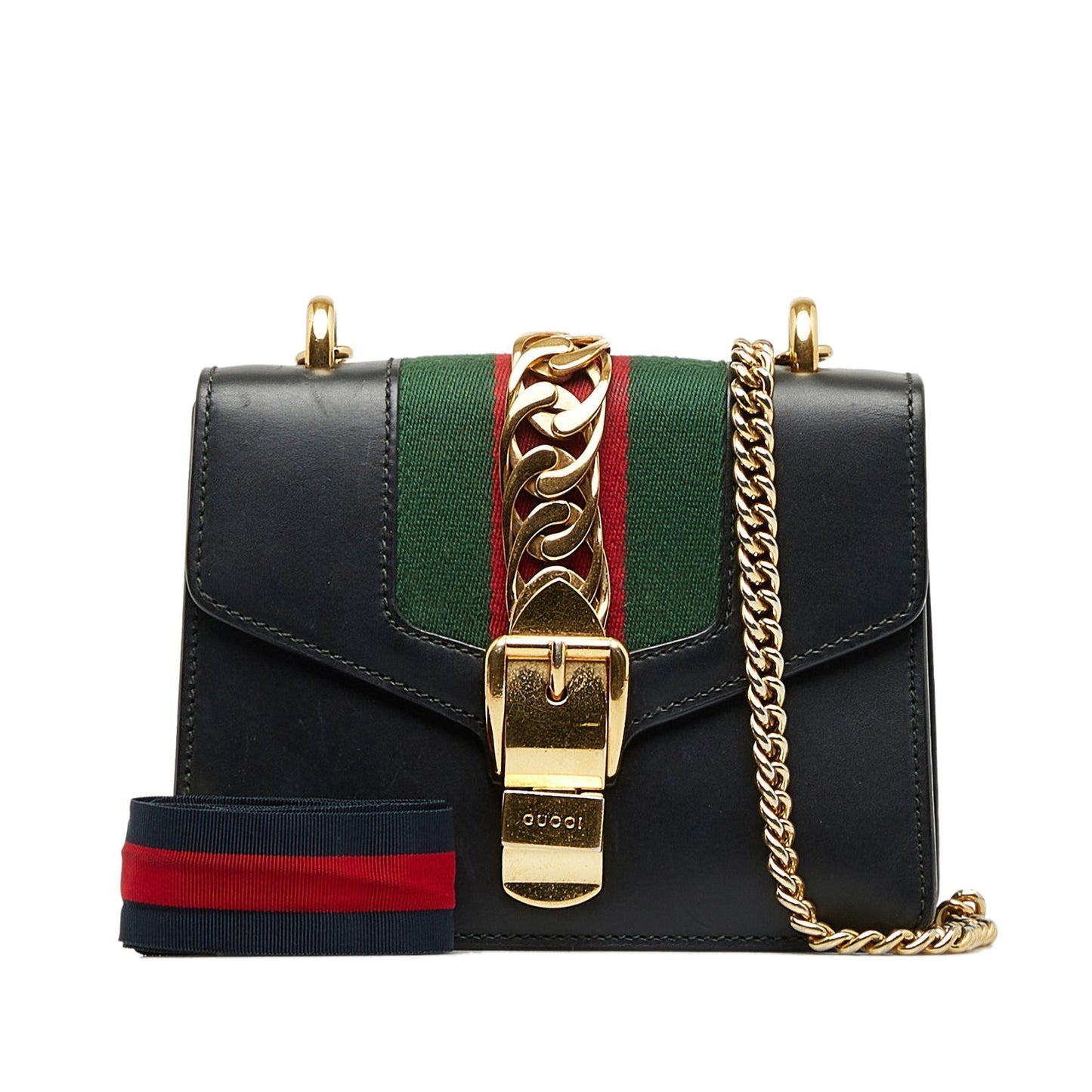 Gucci Sylvie Crossbody Bag Mini Black