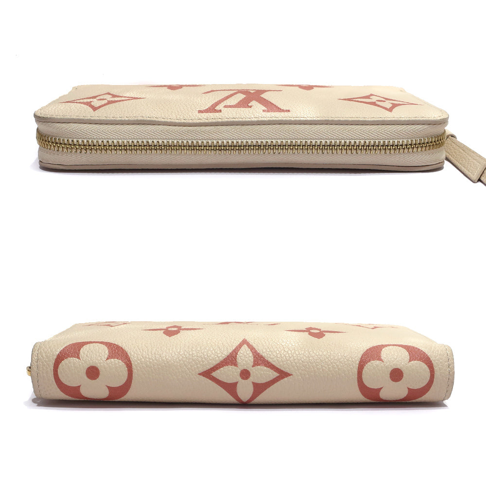Louis Vuitton Monogram Wallet Long Wallet Leather Pink M81914 Small