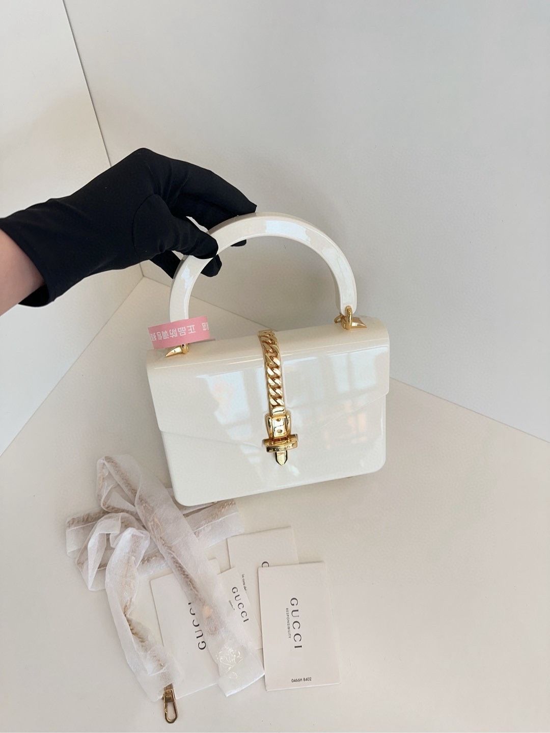 Gucci  Sylvie bag xcm white