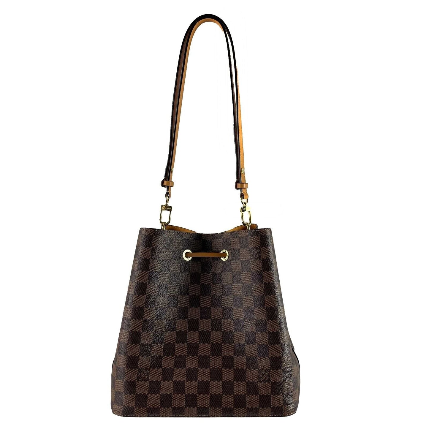 LOUIS VUITTON New w/o Tags Damier ebene NeoNoe Safran Brown Crossbody Handbag