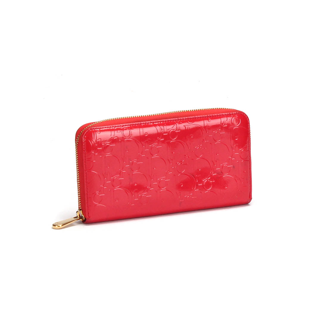 Dior Oblique Patent Leather Long Wallet