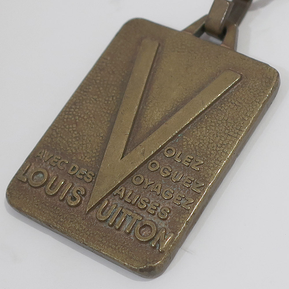 Louis Vuitton Key Her Martier MALLTIER DEPUIS 1854 Vintage LV logo Gold Mecca GP  Small s Collections Only