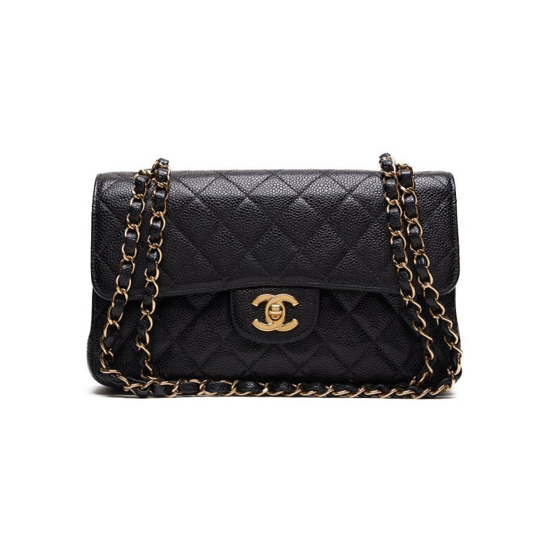 Chanel Matrasse Double Flap Chain Sder Caviar S Black  Shoulder Bag Mini Shoulder Bag  Bag Hybrid 【 Ship】  Yaboo Online