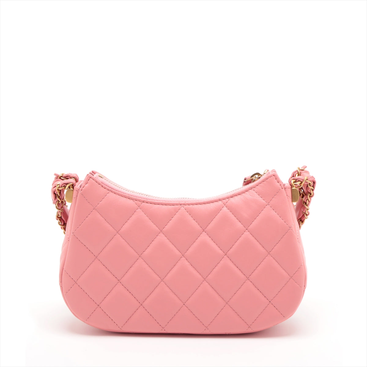 Chanel 19 in Chain Shoulder Bag Hobo Bag Pink G